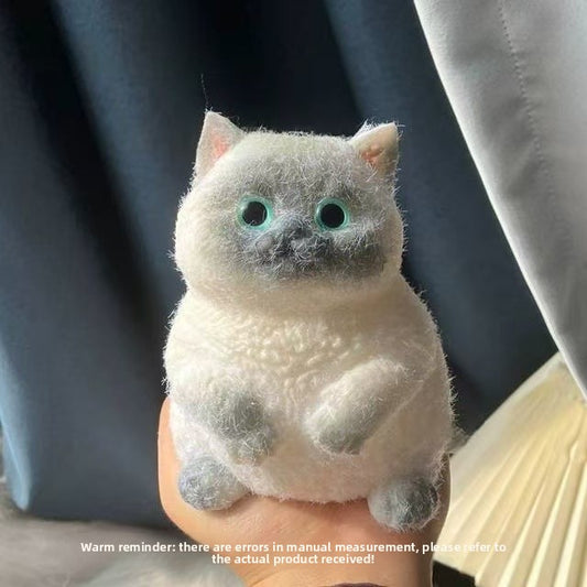 Squishy Fat Cat Stress Relief Toy – Cute Realistic Kitty Plush Fidget for Girls