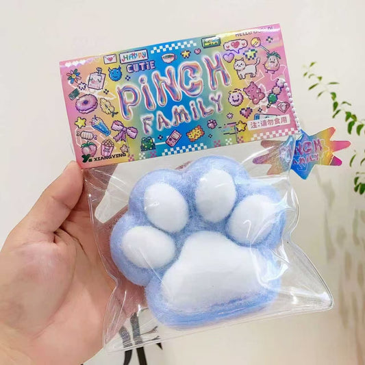 "Glitter Paw Squishy Toy – The Cutest Stress Relief for Cat Lovers!"